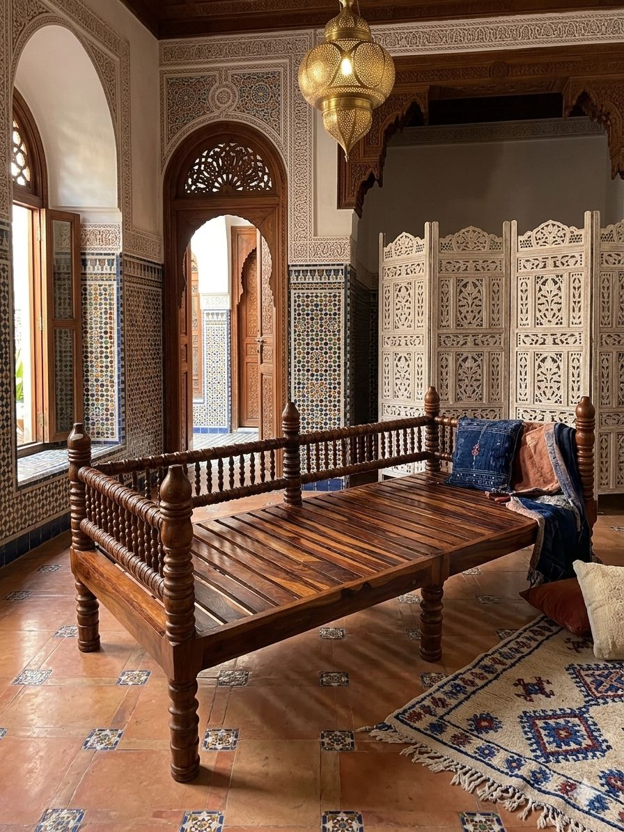 Handcrafted Solid Wood Daybed/Diwan sofa - Image 3