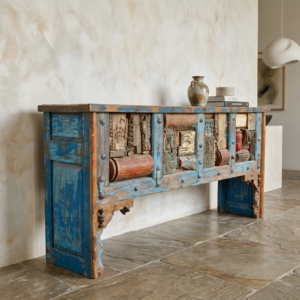 Vintage Reclaimed Wooden Console Table