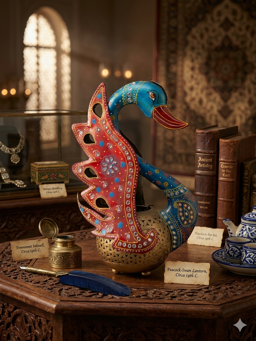 Hand-Painted Swan Tealight Holder - Image 2