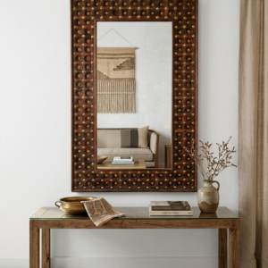 Handcrafted Solid Wood Mirror Frame