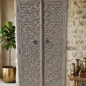 Ornate Hand-Carved Antique Door