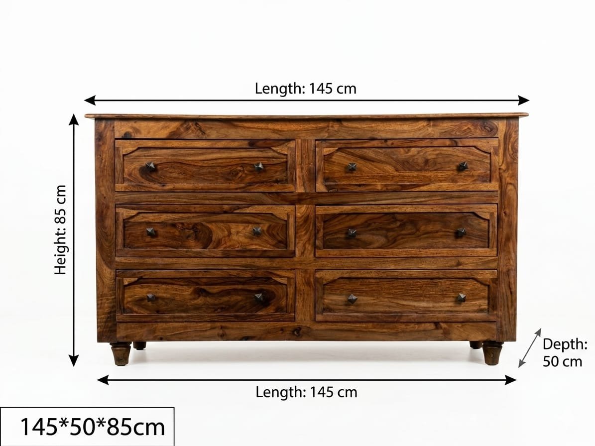 Solid Wood Storage Chest - Image 4