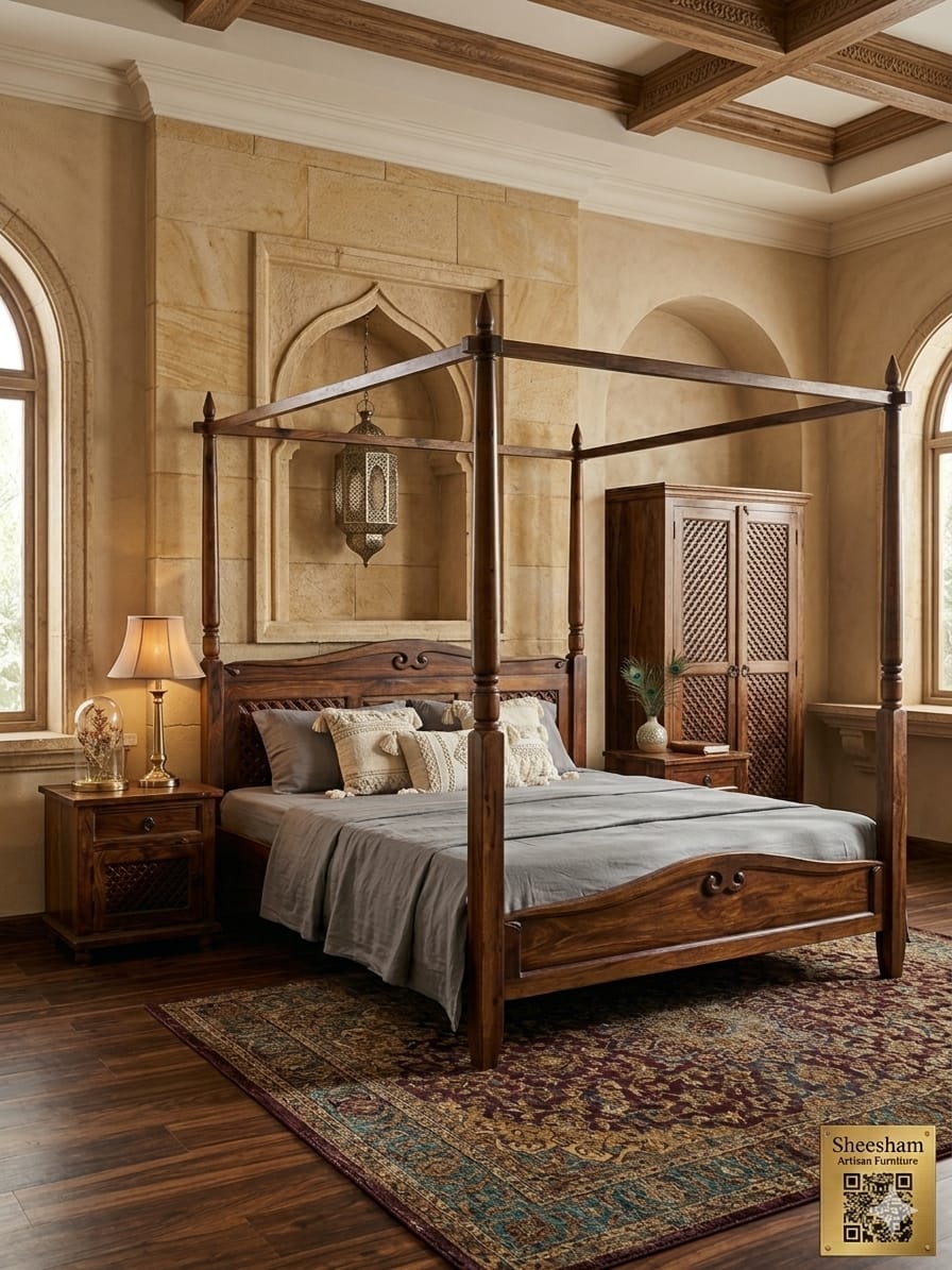 Exquisite Solid Wood Bedroom Set - Image 2