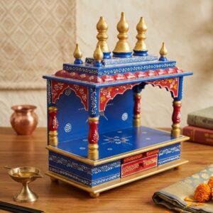 Hand-Painted Mandir for Home
