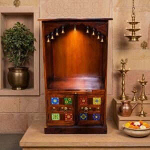 Handcrafted Solid Wood Temple