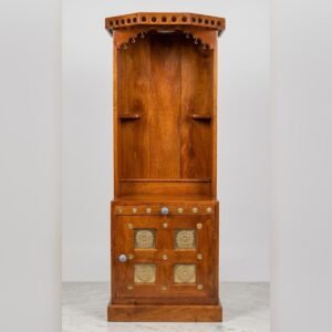 Traditional Solid Wood Pooja Mandir