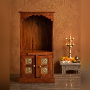Handcrafted Solid Wood Home Mandir