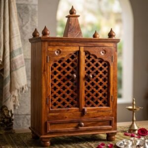 Handcrafted Solid Wood Mandir