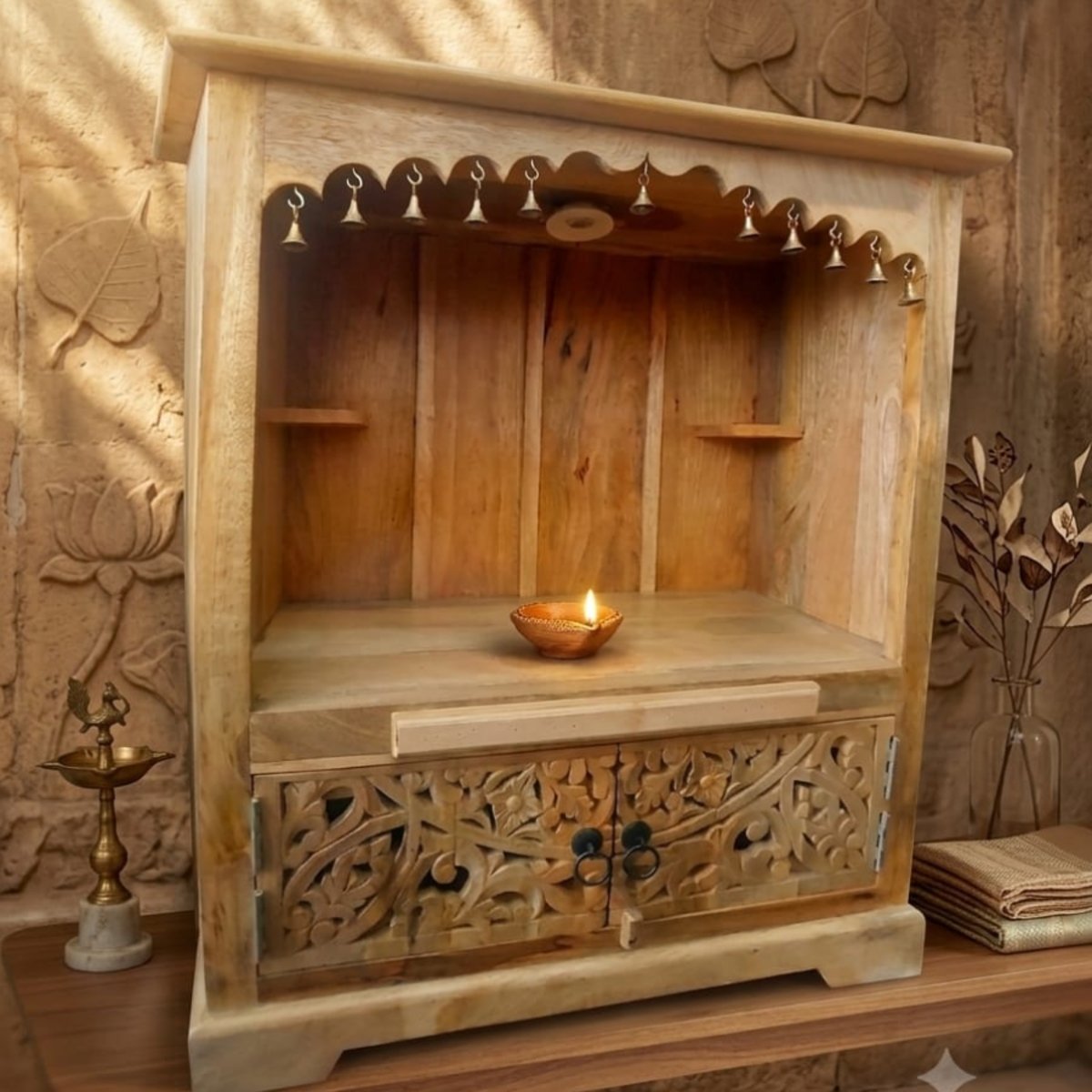 Premium Solid Wood Home Temple