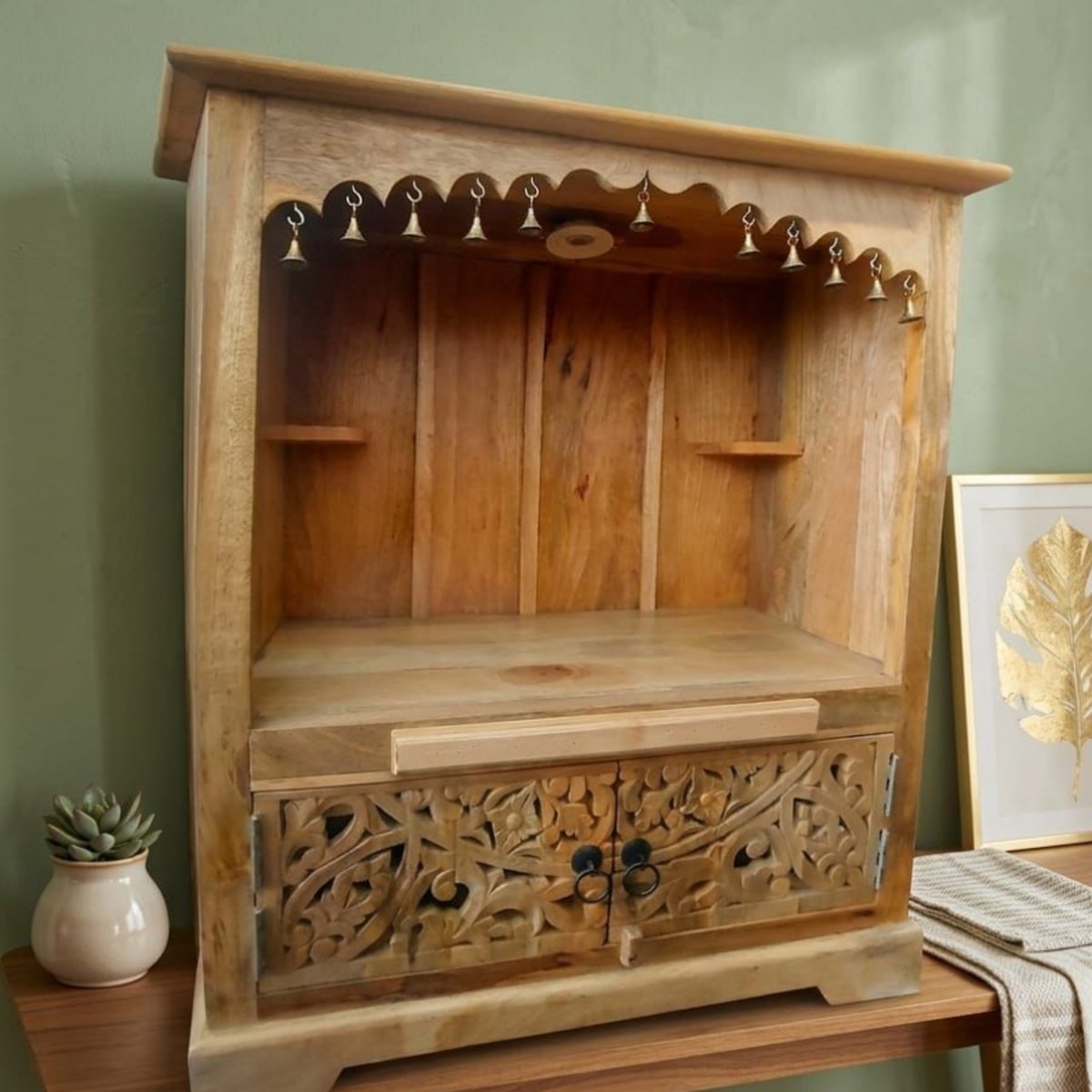 Premium Solid Wood Home Temple - Image 2
