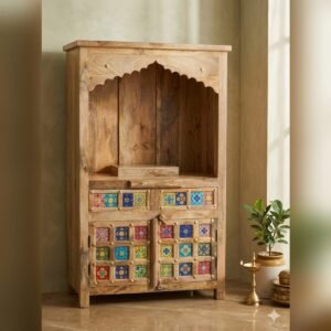 Premium Handcrafted Solid Wood Mandir
