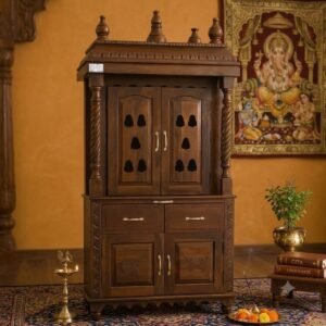 Handcrafted Solid Wood Mandir