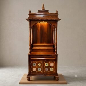 Premium Handcrafted Solid Wood Mandir