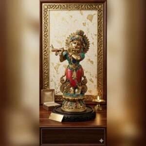 Handcrafted Brass Lord Krishna Statue