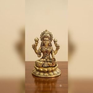 Brass Goddess Lakshmi Statue